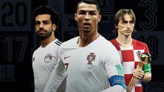 CR7 e Modric têm disputa acirrada por prêmio de melhor do mundo em 2018; Salah corre por fora