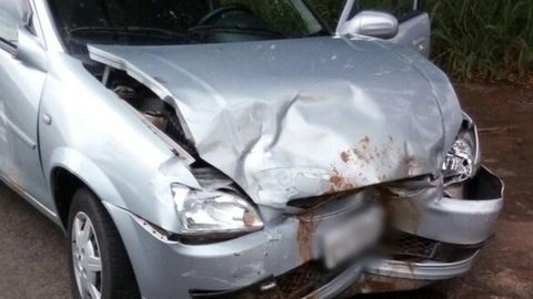 Quatro pessoas ficam feridas em acidente em rodovia de Auriflama