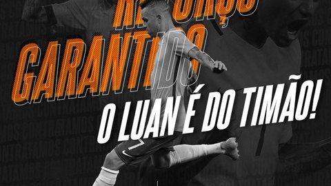 Corinthians e BMG anunciam a contratação de Luan