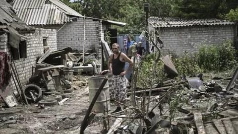 Imagem Explosões abalam cidade ao sul da Ucrânia