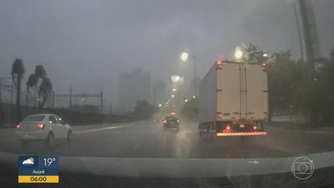 Cidade de SP entra em estado de atenção para alagamentos na manhã desta sexta por causa da chuva forte