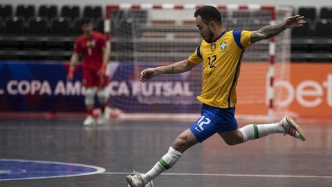 Seleção brasileira de futsal vence Colômbia e termina Copa América na terceira colocação