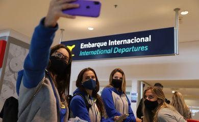 Esportes COB: Primeiro grupo da Missão Europa embarca para Lisboa
