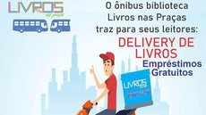 Projeto Livro nas Praças adota delivery para estimular a leitura