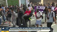 Após confronto em protesto contra Bolsonaro, 8 pessoas são presas em SP