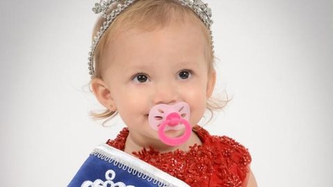 Bebê  leva título de mais jovem miss do Brasil, com 1 ano e 4 meses