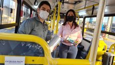 Guarulhos recebe doação de películas plásticas para ônibus que elimina o Coronavírus