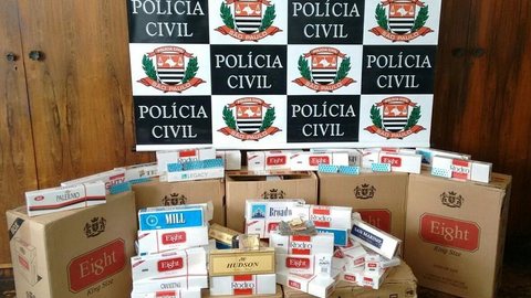 Polícia apreende cigarros contrabandeados e comprimidos para estímulo sexual em Votuporanga