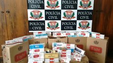 Polícia apreende cigarros contrabandeados e comprimidos para estímulo sexual em Votuporanga