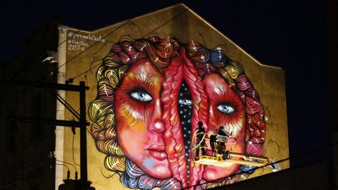 Vereador vê genitália feminina em grafite e pede que artista se retrate: ‘Fez para causar’