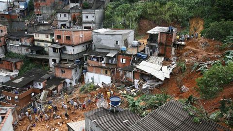 Mais de mil pessoas estão desalojadas em Franco da Rocha após chuvas