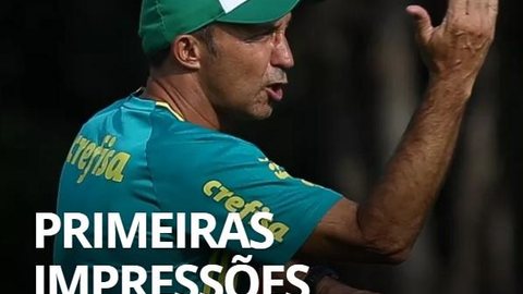 Participativo e atento: os primeiros comandos de Eduardo no Palmeiras
