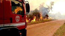 Incêndio de quase 24 horas destrói parte de reserva ambiental em Echaporã