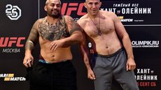 Dois lutadores não batem o peso, mas UFC Moscou mantém as 12 lutas programadas