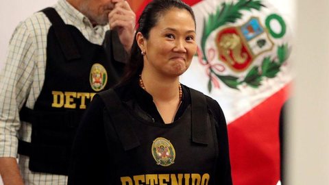 Líder da oposição peruana, Keiko Fujimori, volta a ser detida