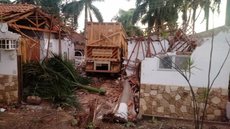‘Dá alívio saber que não aconteceu nada com ninguém’, diz dono de hotel destruído por bitrem desgovernado