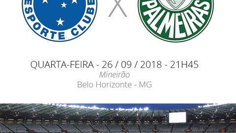 Copa do Brasil: tudo o que você precisa saber sobre Cruzeiro x Palmeiras