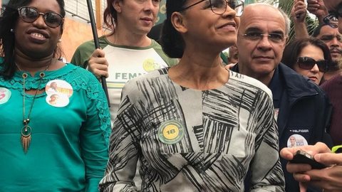 Em ato no Rio de Janeiro, Marina diz que voto não precisa ser motivado pelo medo ou pela raiva