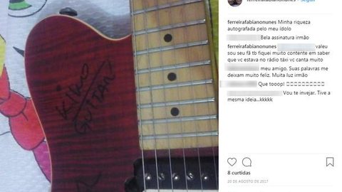 Guitarra com autógrafos do Roupa Nova é furtada de igreja em Sorocaba: ‘Meu xodó’
