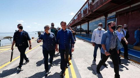 No Pará, Bolsonaro destaca ações contra a covid-19