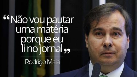 Rodrigo Maia reclama da falta de diálogo da equipe de Bolsonaro com o Congresso