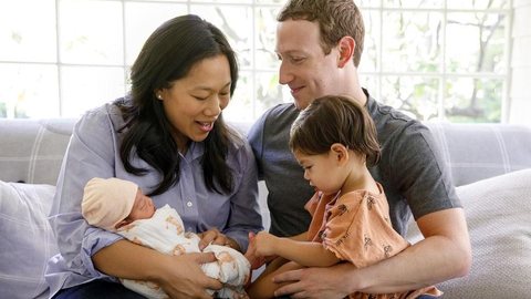 Mark Zuckerberg anuncia nascimento de segunda filha