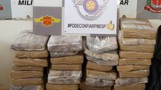 Casal é preso com quase 100 tabletes de maconha dentro de ônibus em Votuporanga