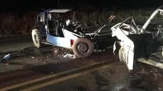 Pai e filho em carro ‘gaiola’ morrem em acidente com motorista bêbado