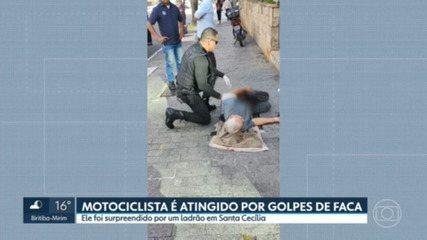 Idoso é esfaqueado durante tentativa de assalto na Santa Cecília, região central de SP