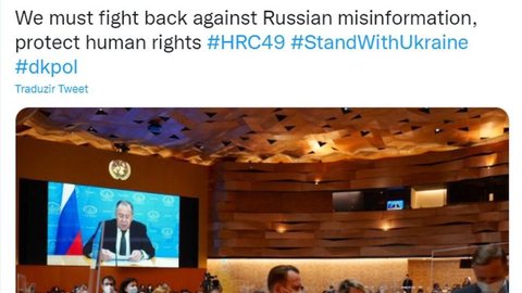 Diplomatas deixam sala durante discurso de chanceler da Rússia na ONU