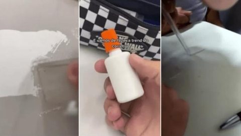 Vídeos de alunos cheirando pó de corretivo líquido na escola viralizam e preocupam pais; médicos alertam para riscos
