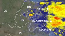 Defesa Civil alerta para risco de chuva intensa no litoral do Nordeste
