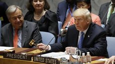Trump discursa no Conselho de Segurança da ONU e diz que EUA vão garantir que Irã não tenha bomba nuclear