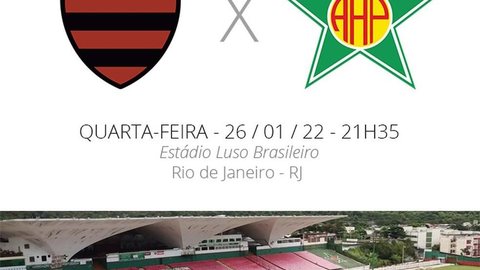 Flamengo x Portuguesa: veja escalações, desfalques e arbitragem