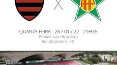 Flamengo x Portuguesa: veja escalações, desfalques e arbitragem