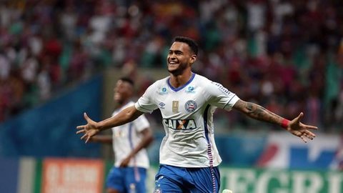 Bahia marca no último lance do jogo e vence o Santos na Fonte Nova