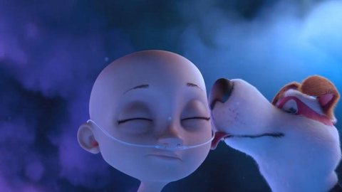 Vídeo com animação de menina em tratamento contra o câncer comove a internet; veja