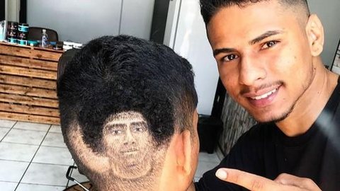 “WillianMania”: barbeiro desenha o rosto do camisa 10 do Corinthians em corte de cabelo