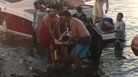 Vídeo mostra momentos antes do acidente que amputou perna de jovem no lago