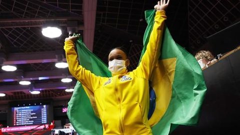 Rebeca Andrade faz Brasil ter melhor campanha na história do Mundial