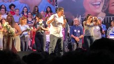 Haddad participa de comício no Centro do Rio, marcado por discurso crítico de Mano Brown