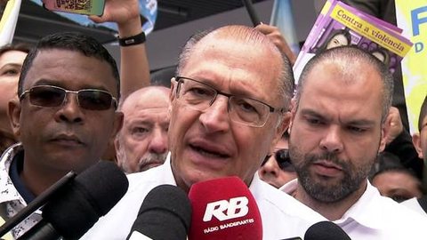 Alckmin diz que se eleito vai investir em polícia científica e tecnologia para combater o crime