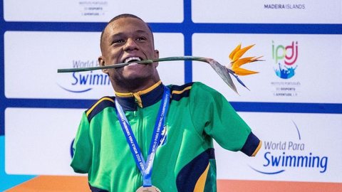 Imagem Natação paralímpica: Brasil garante 3 ouros no terceiro dia do Mundial