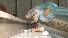 Museu de Arte Sacra de SP restaura imagens de santos da igreja vandalizada em Osasco