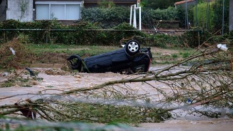 Fortes chuvas deixam mortos no sul da França