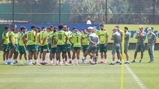 Escalação do Palmeiras: Abel faz treino tático e encerra preparação para jogo decisivo na Libertadores