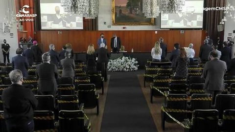 Câmara Municipal de SP faz ato ecumênico em homenagem a Bruno Covas