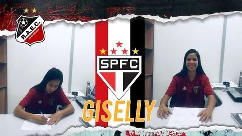 Giselly, ex-Real Ariquemes, é regularizada no São Paulo