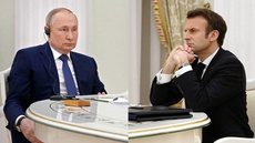França diz que Putin terá conversa com Ucrânia e membros de grupo europeu na segunda