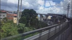 Trem do monotrilho da Linha 15-Prata é rebocado após registro de falha na Zona Leste de SP